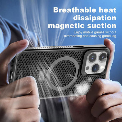 Magnetische Cellular Cooling Stand Hülle für iPhone